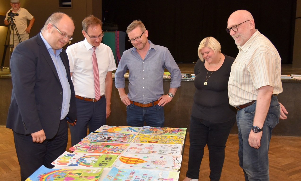 Kinderbürgerfest 2018: Alexander (11) gestaltet Plakat