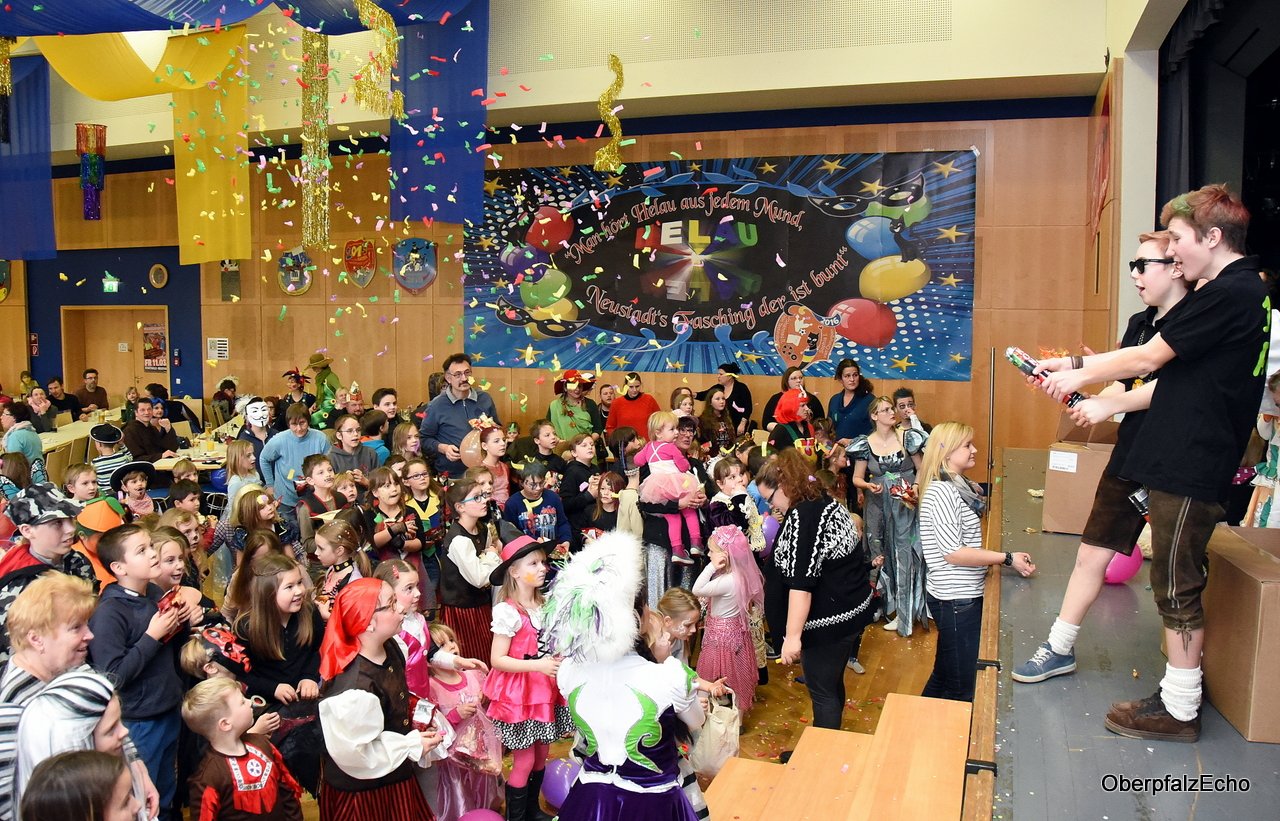 Ausgelassener Endspurt beim Kinderfasching