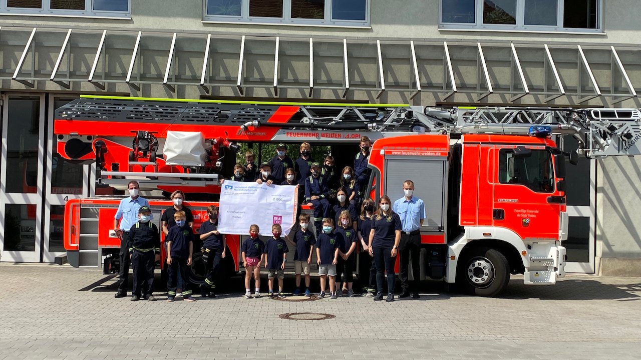 Kinderfeuerwehr wird gut ausgerüstet