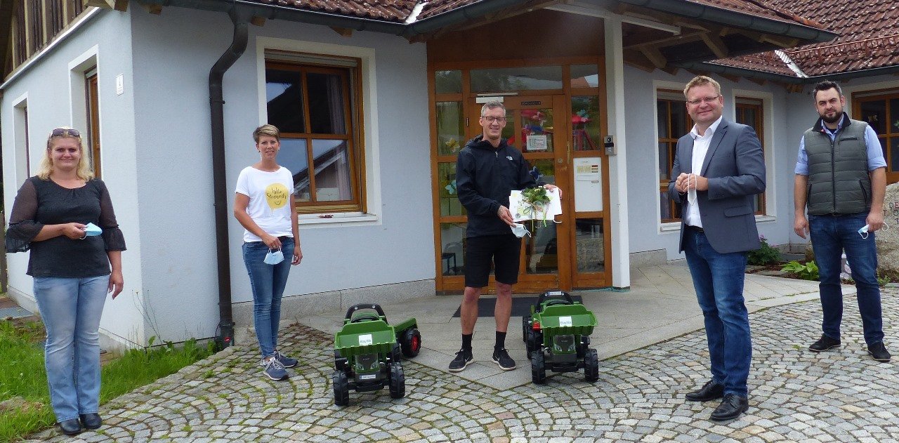 Mini-Traktoren – riesengroße Freude