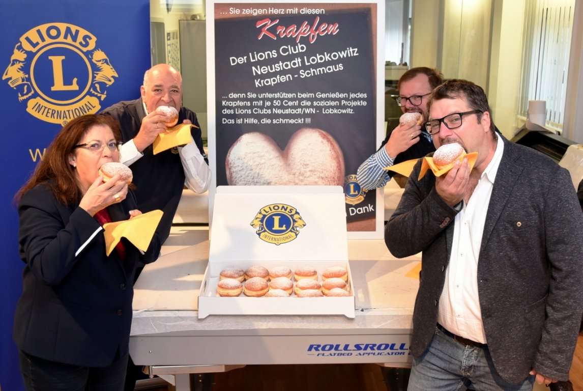 Lions „Krapfenschmaus“: Heute noch bestellen und Gutes tun