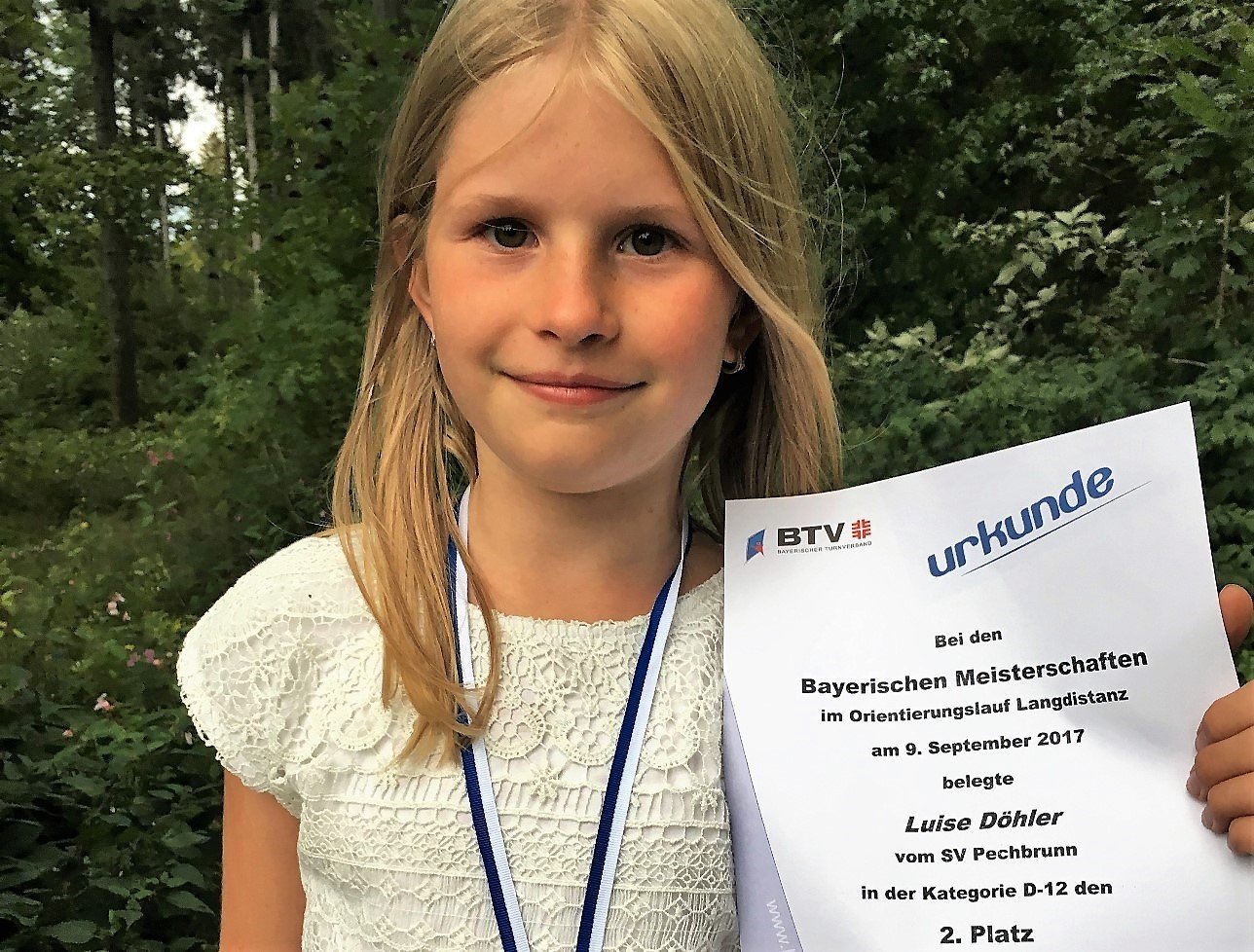 Luise Döhler überrascht im Bayerischen Wald