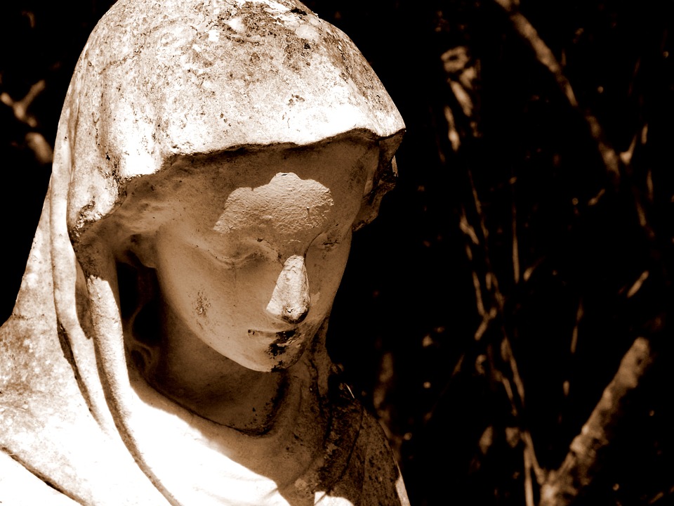 Madonna angezündet