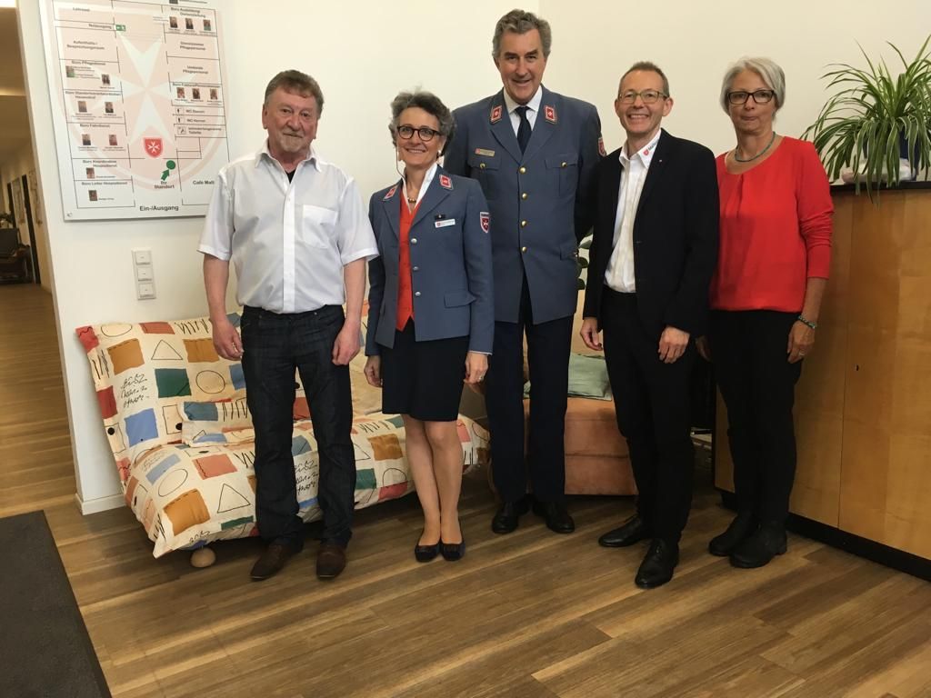 Präsident beeindruckt von Malteser Weiden