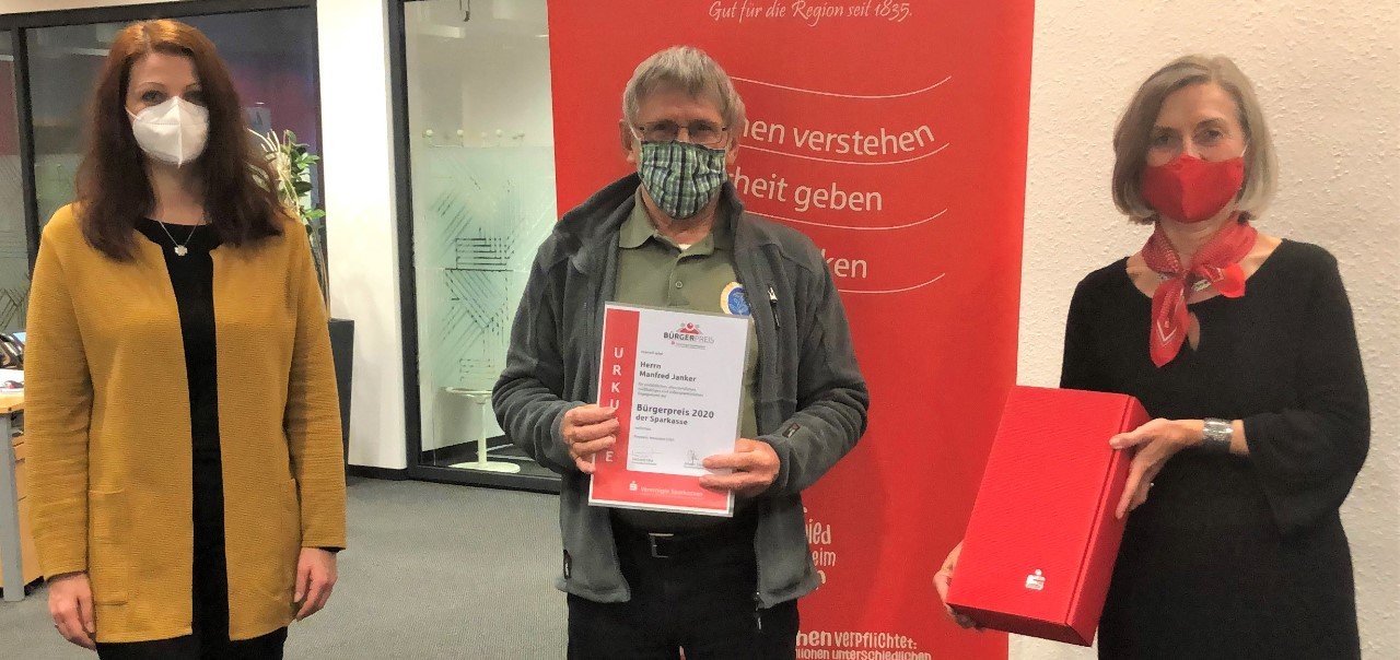 Manfred Janker gewinnt Bürgerpreis