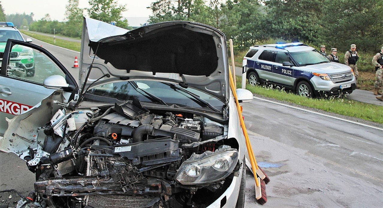 Schwerer Unfall mit glücklichem Ausgang