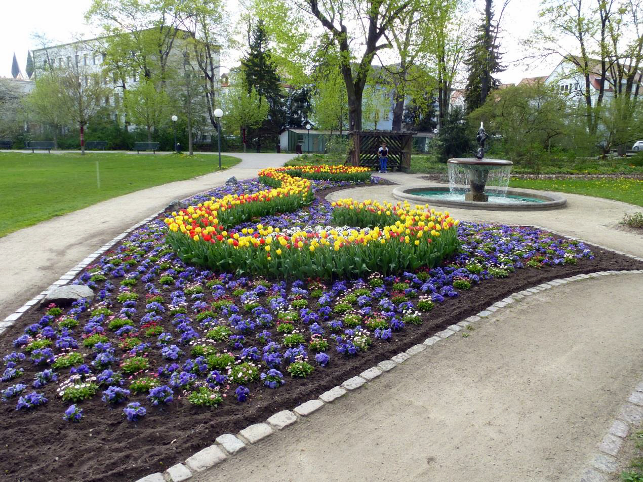Blumenbeete im Max-Reger Park zerstört