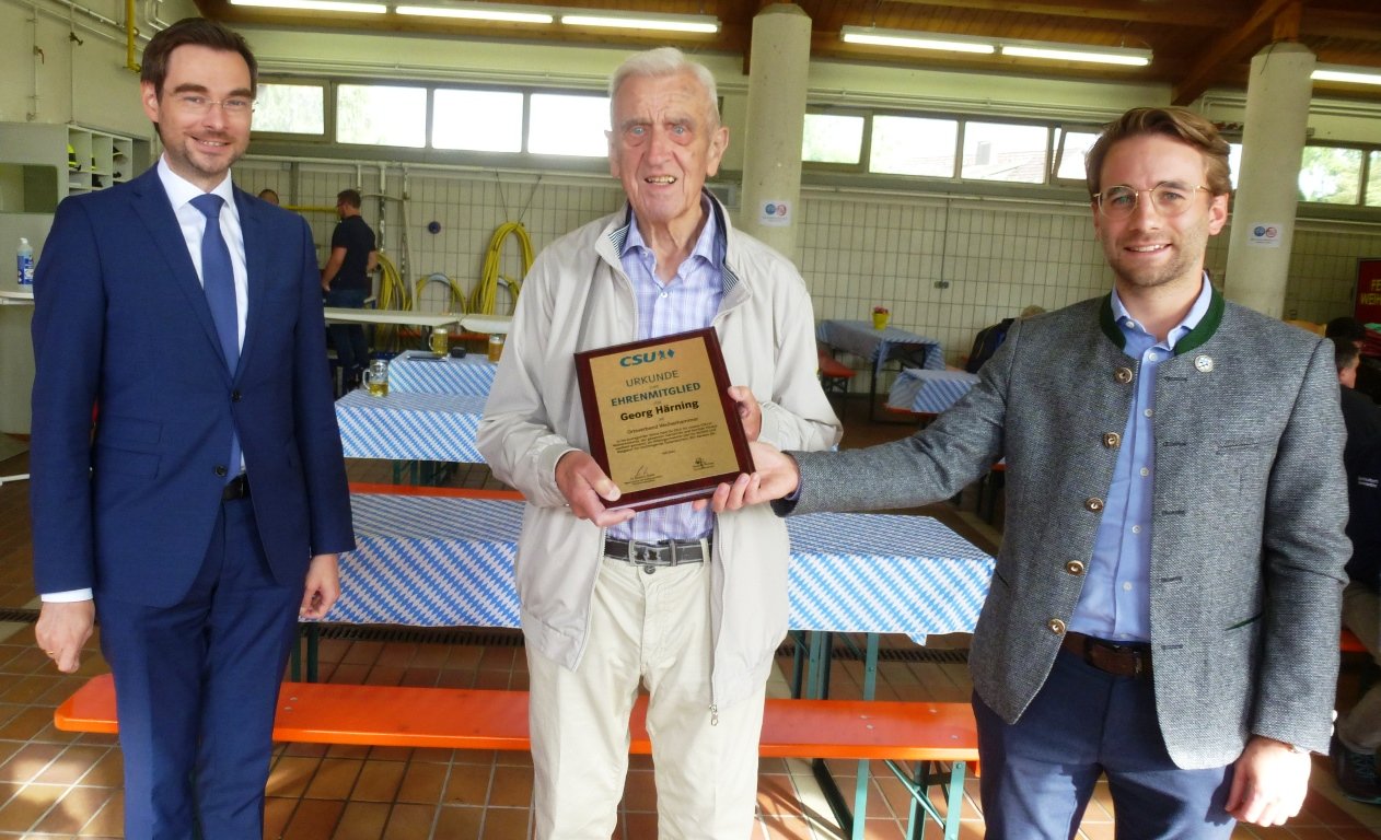 Weiherhammerer würdigen Georg Härnings Lebensleistung
