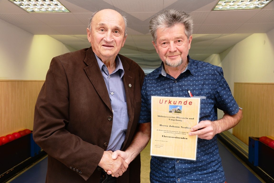 Militärverein hält die Stellung