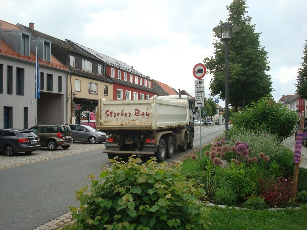 Mitterteich verbannt Schwerlastverkehr 