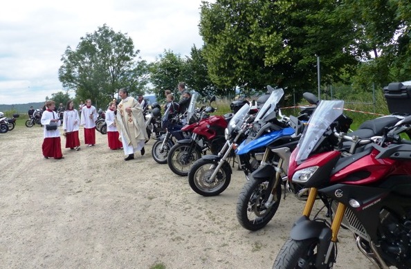 Schutzengel für Motorradfahrer