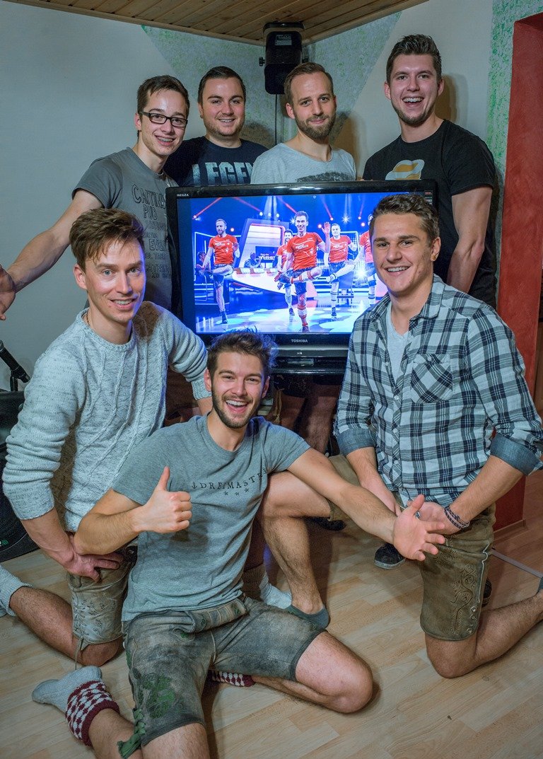 Neidaffer Plattlclub sorgen im TV für Stimmung