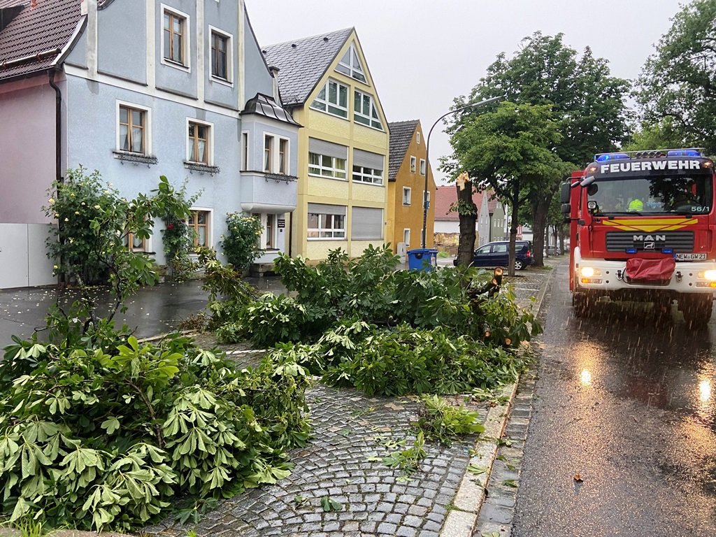 Deutscher Wetterdienst und NINA-App warnen vor Unwetter in der Oberpfalz