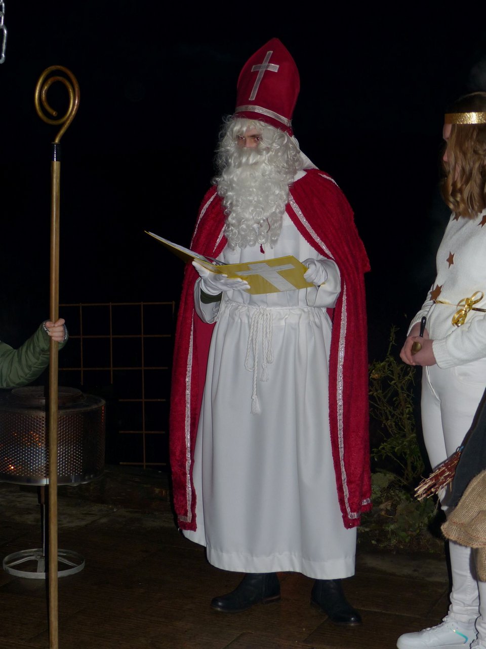 Nikolaus besucht auch die Senioren