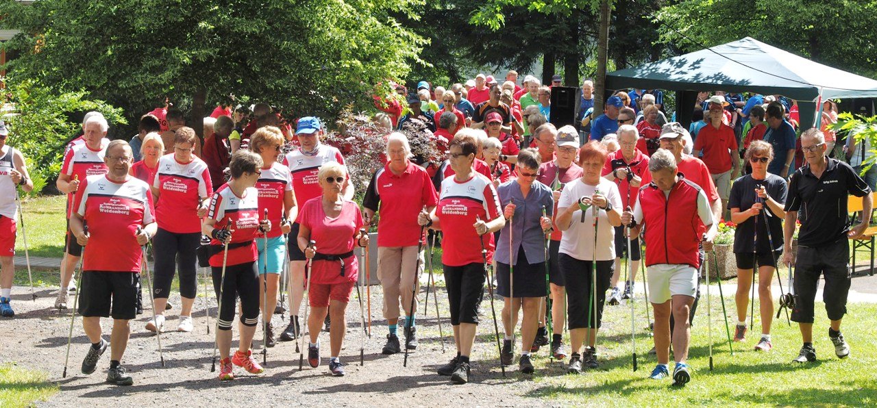 Rekordbeteiligung bei Nordic-Walking-Tag