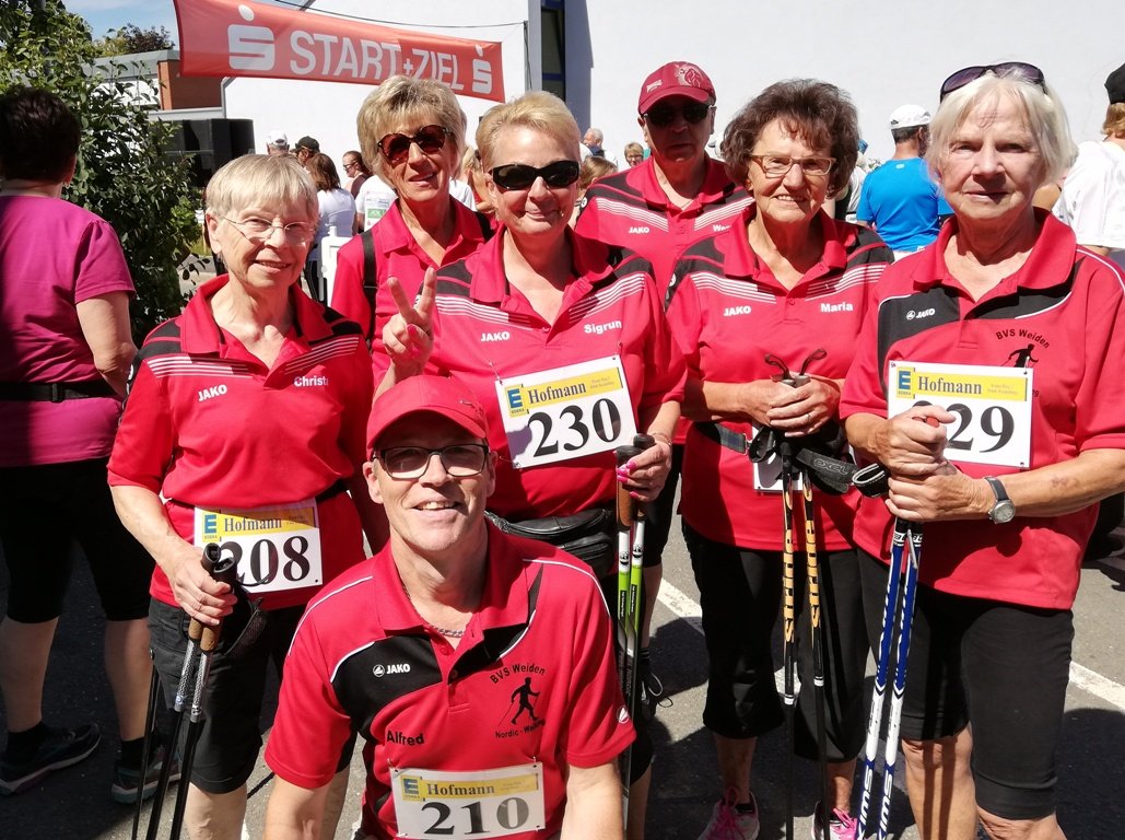 Weidener beweisen Fitness bei Nordic-Walking-Event
