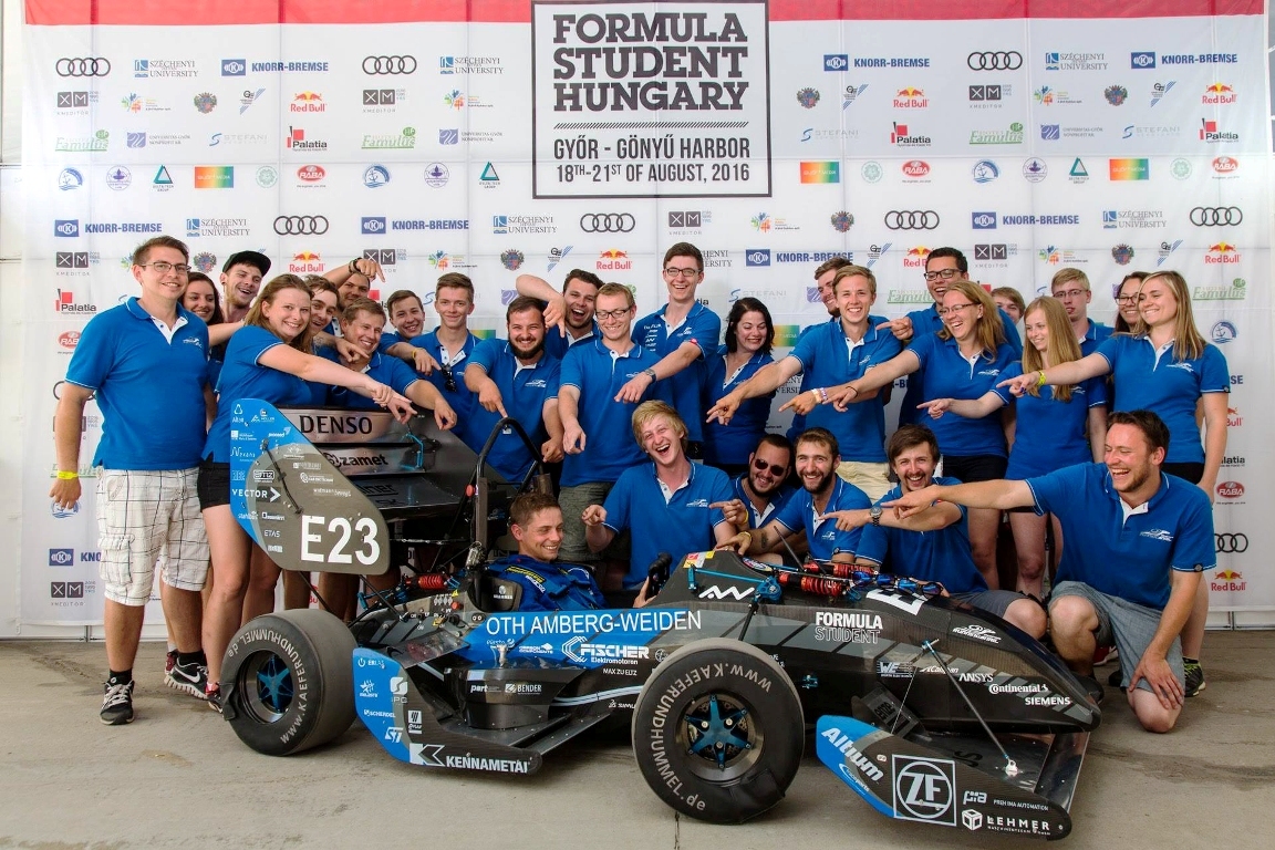 1. Platz für Running Snail Racing Team der OTH in Györ