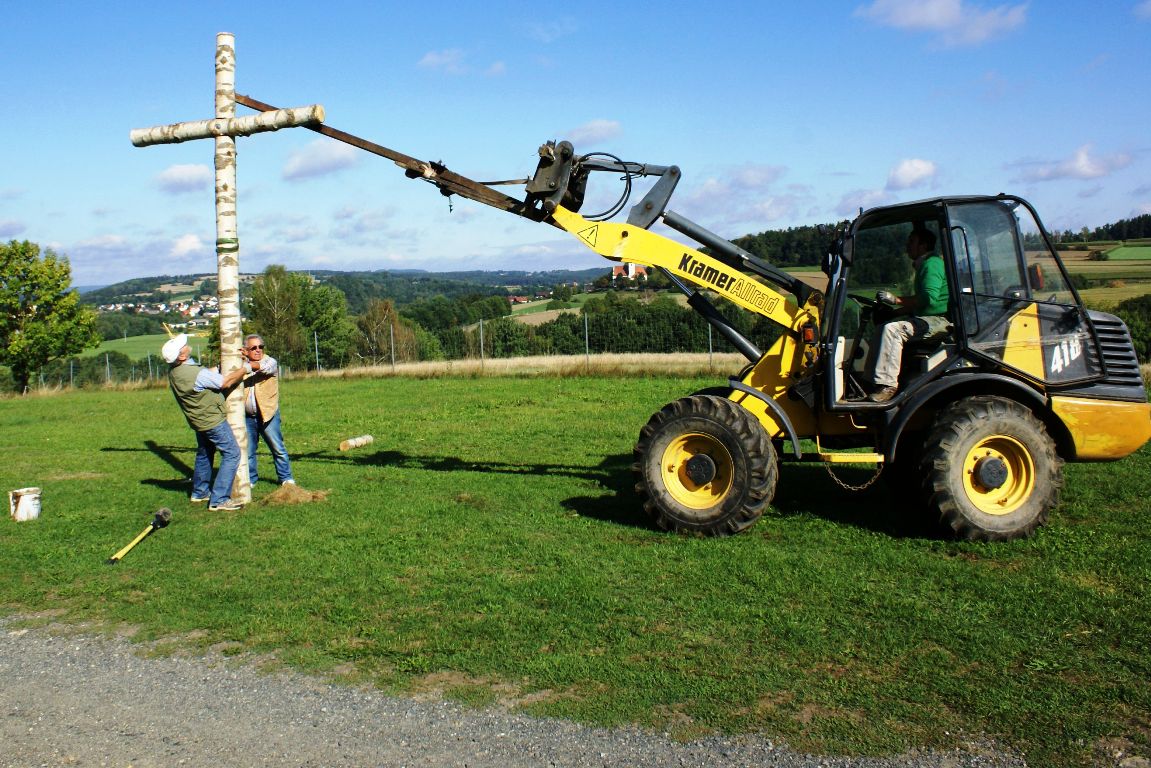 Neues Birkenkreuz in Harlesberg