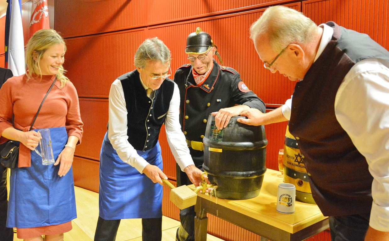 Zoiglbotschafter Neugirg als Überraschungsgast in Brüssel
