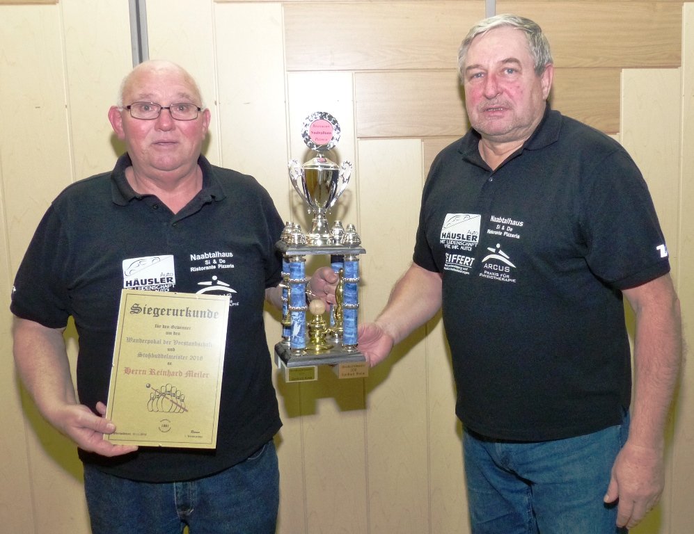 Reinhard Meiler ist Clubmeister im Stoßbuddeln