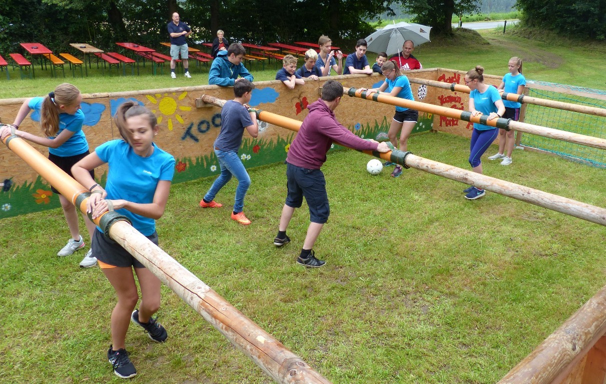 Wenn der Spielplatz zur Kickerarena wird