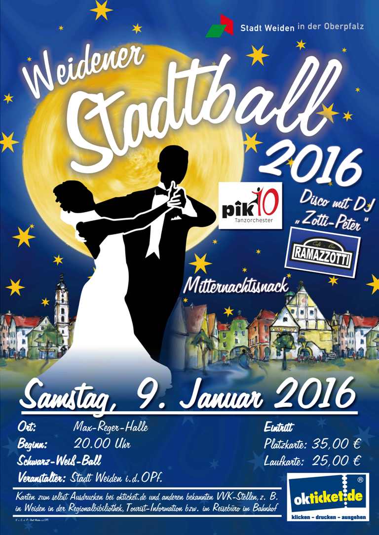 Noch wenige Karten für Stadtball