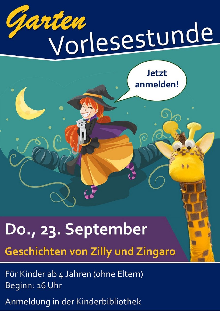 Garten-Vorlesestunde: Geschichten von Zilly und Zingaro