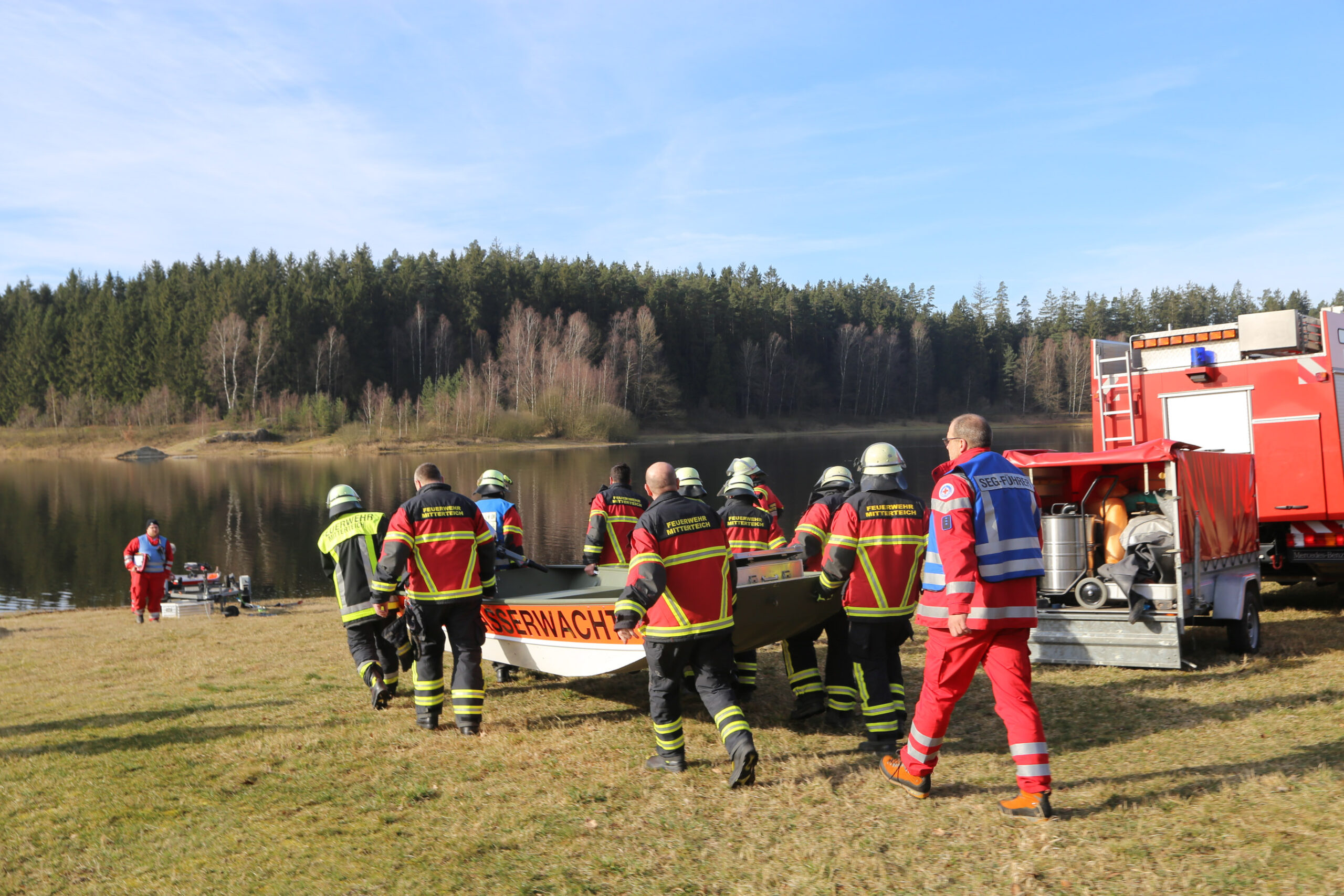 [Update] Frau vermisst: Einsatz am Liebenstein Stausee