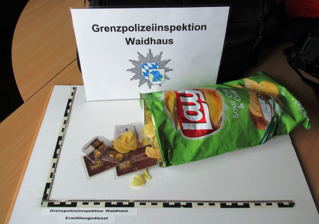 Haft wegen Gold in der Chipstüte