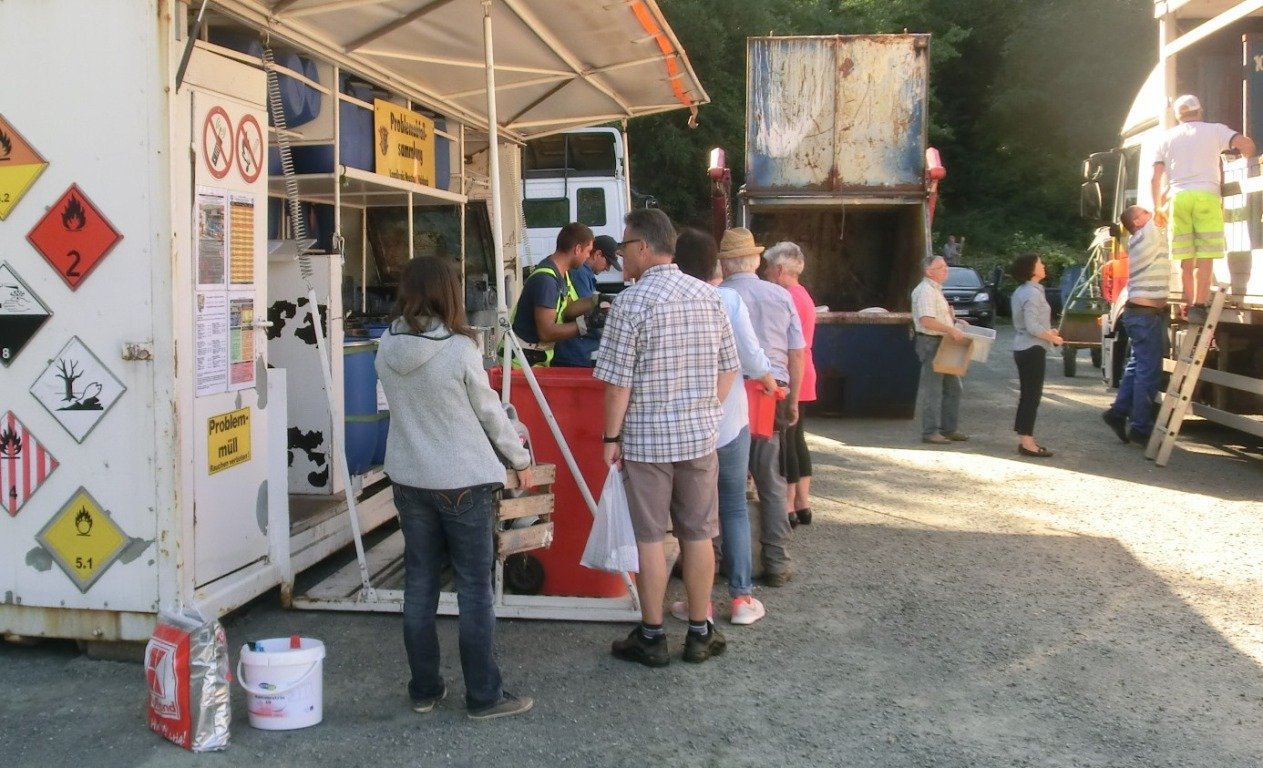 Termin für Problemmüllsammlung