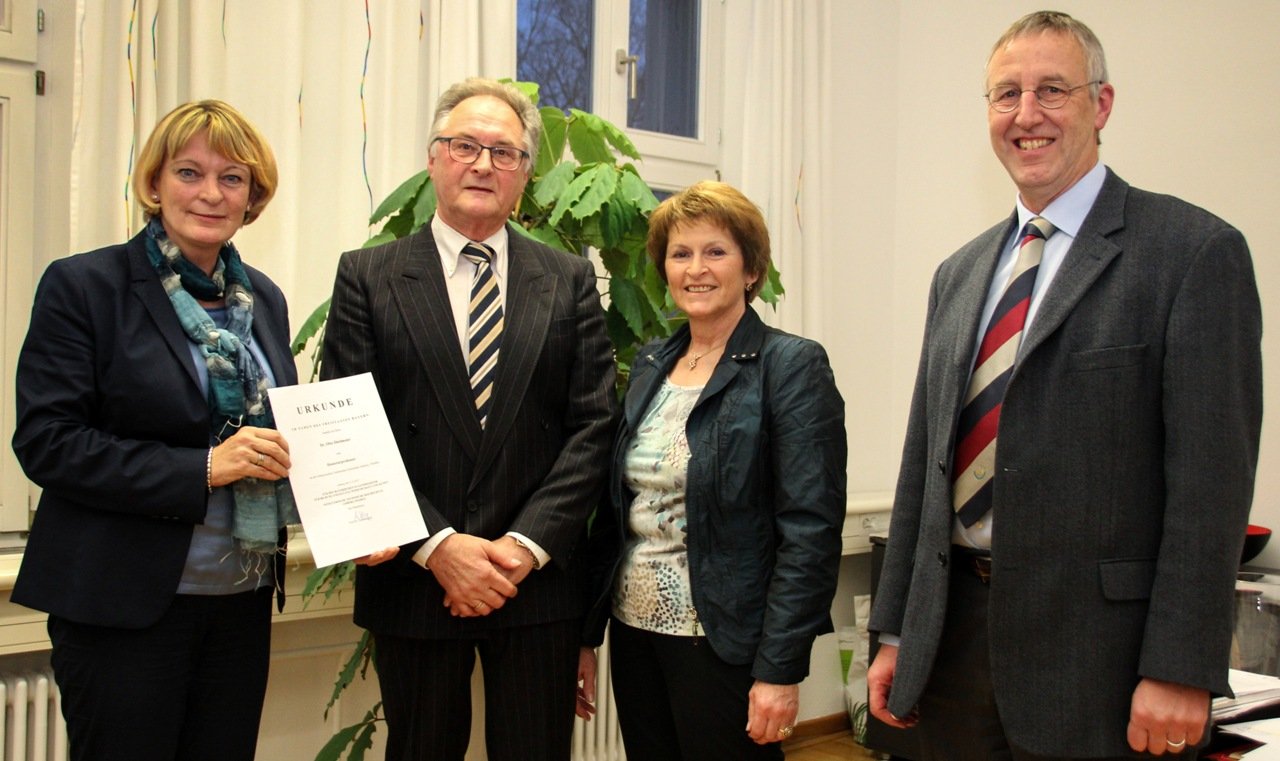 Honorarprofessur für Dr. Otto Karl Dietlmeier