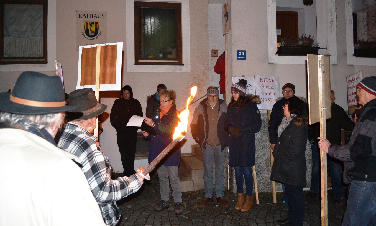 Ein Riss geht durch die Stadt
