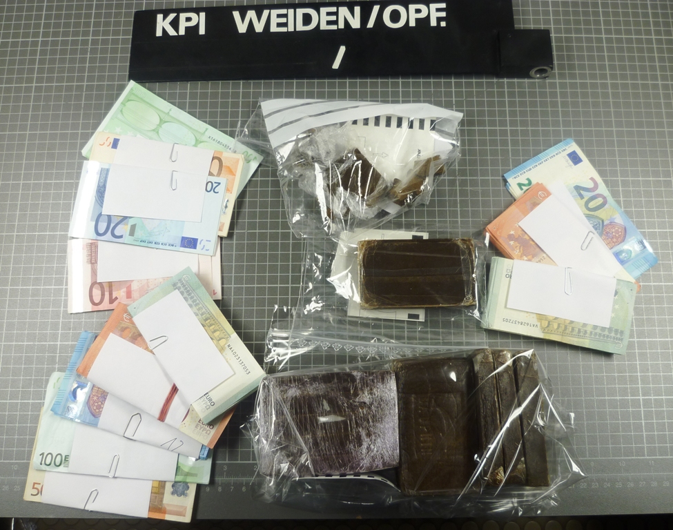 1.200 Gramm Haschisch sichergestellt