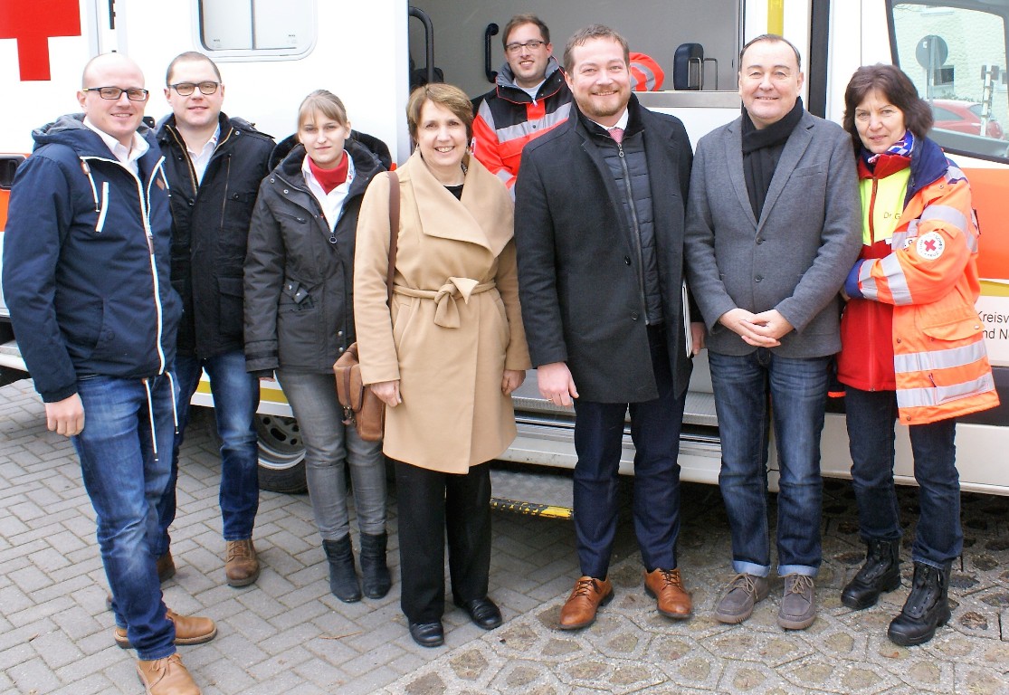Silvesterbesuch der SPD beim BRK in Neustadt