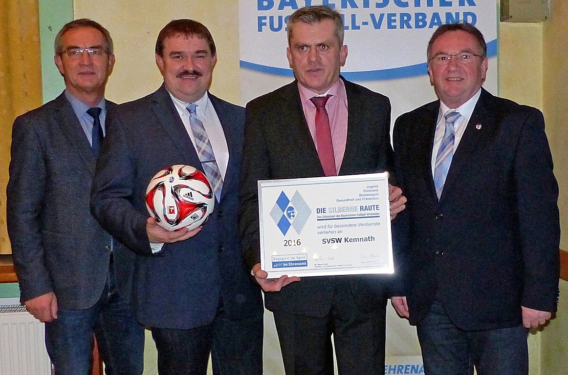 Silberne Raute für Kemnather Sportverein
