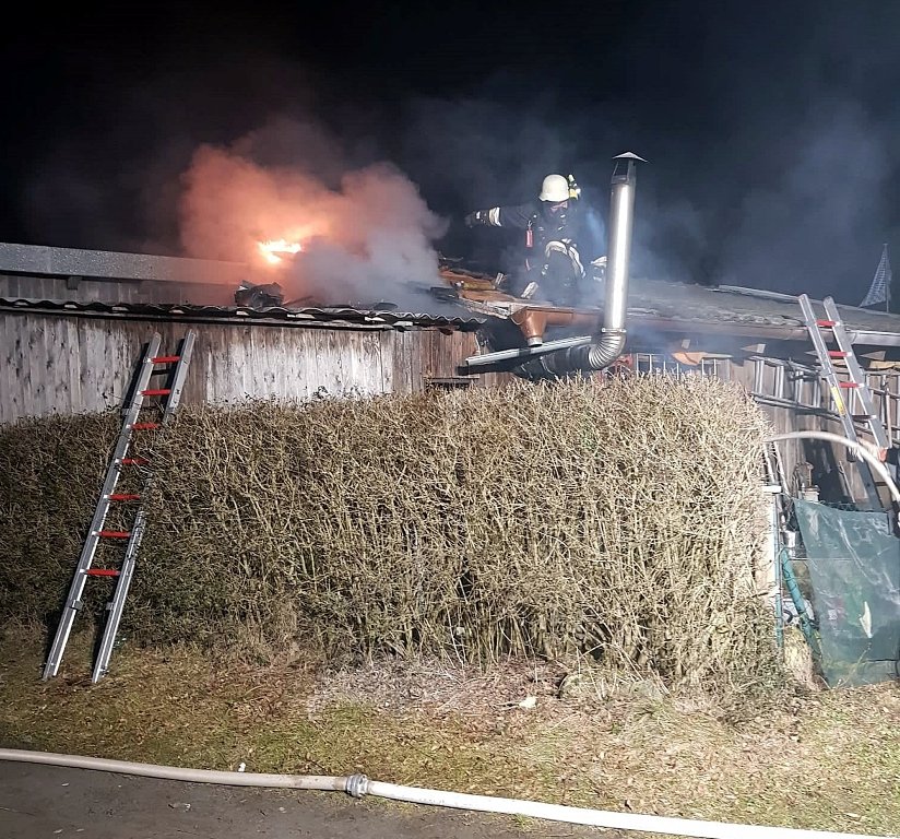 Feuerwehreinsatz in „Scheibe“