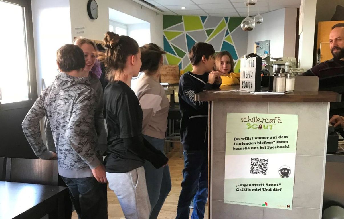 Kennenlernen im Schülercafé Scout