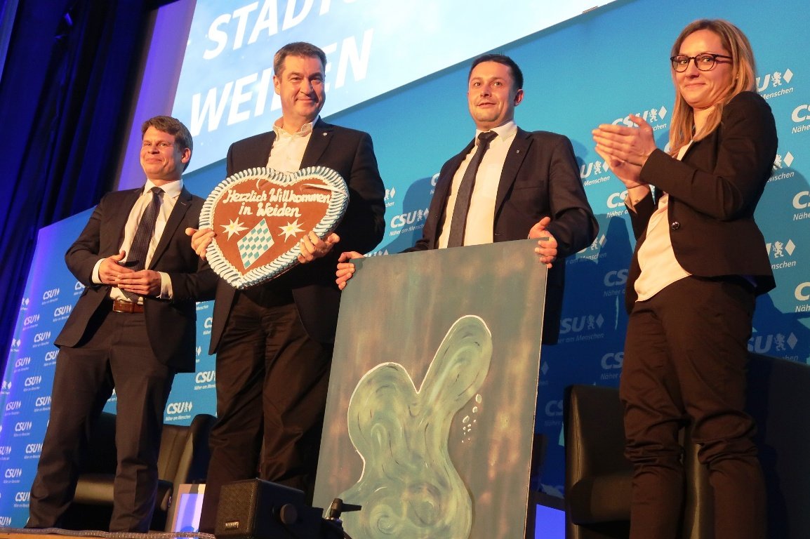 Ministerpräsident Söder im Neue-Welt-Kino