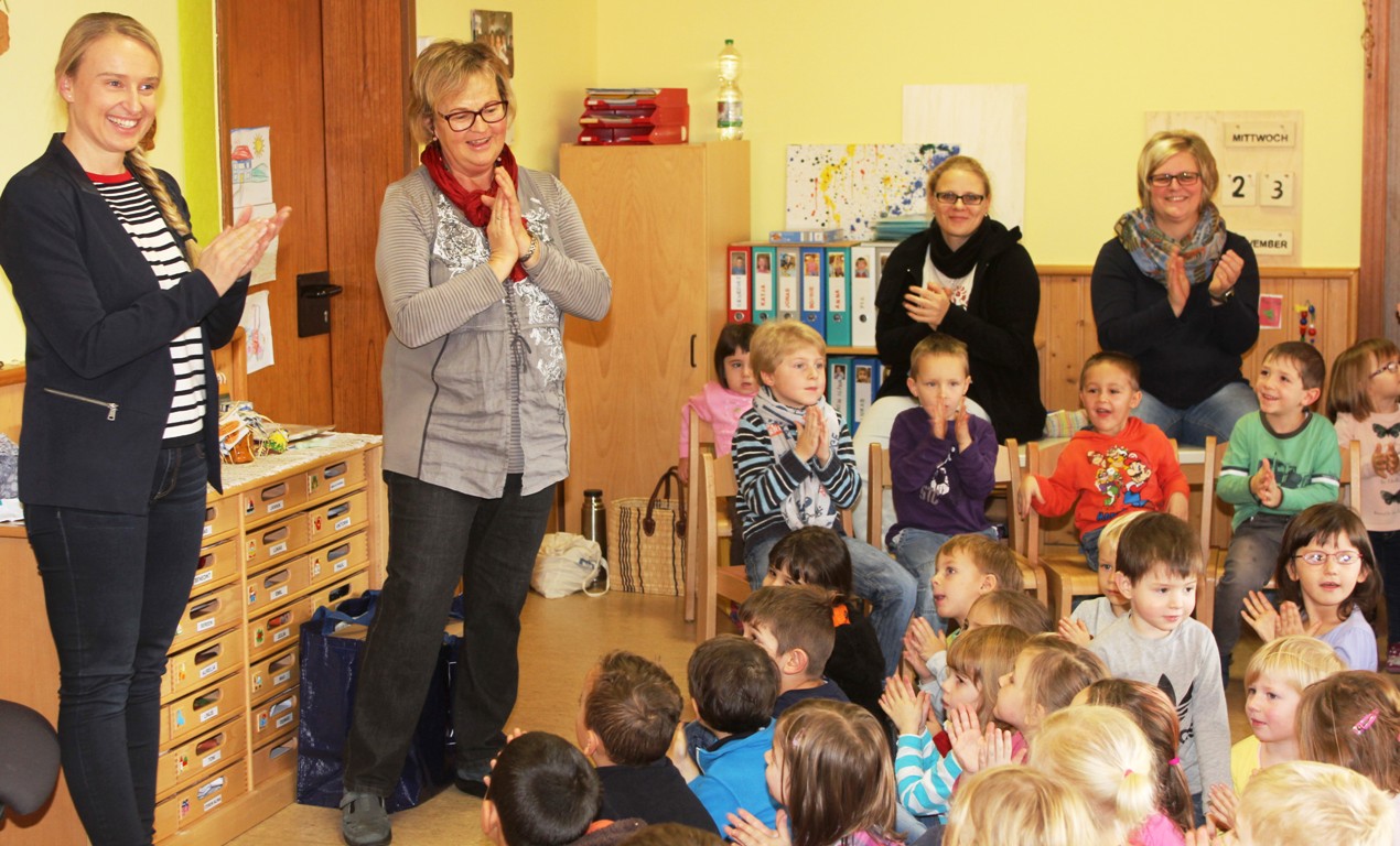 Große Geste von den Kleinsten