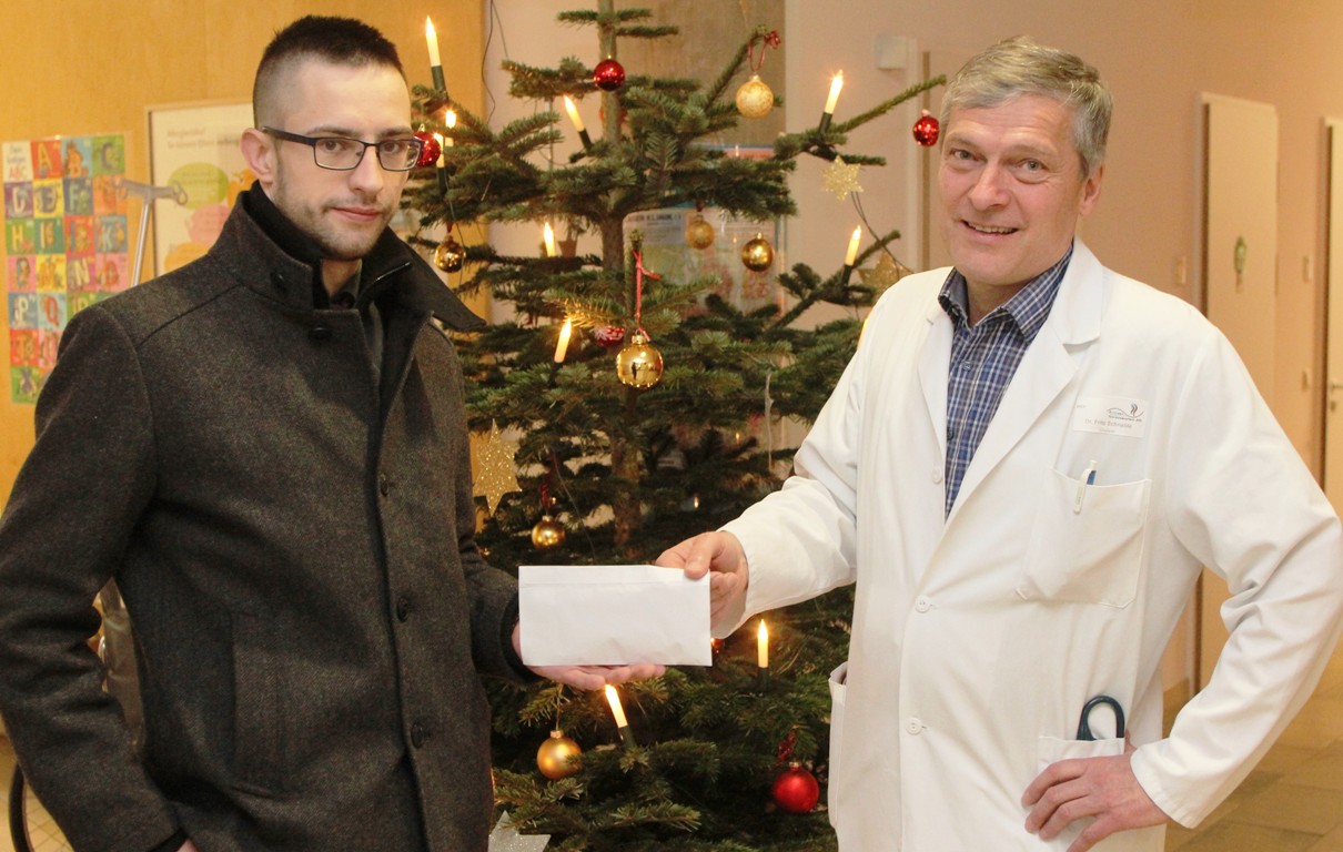 Vorgezogenes Weihnachtsgeschenk für die Kinderklinik