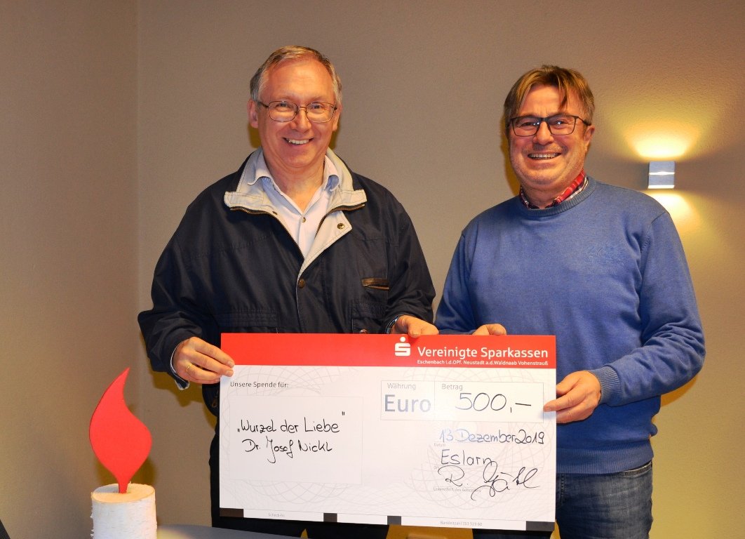 Eslarn spendet an Wurzel der Liebe
