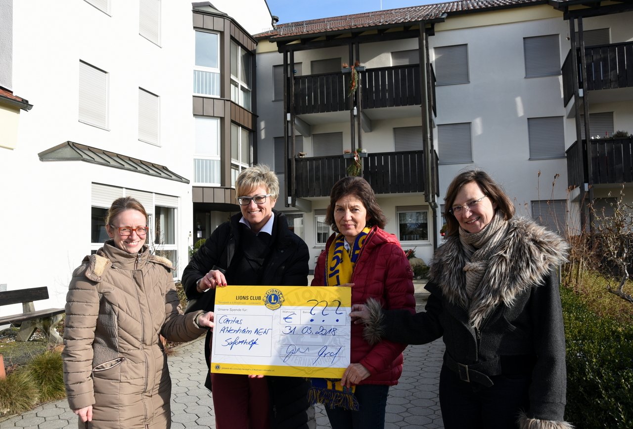 BRK und Lions wollen Altenheimbewohnern helfen