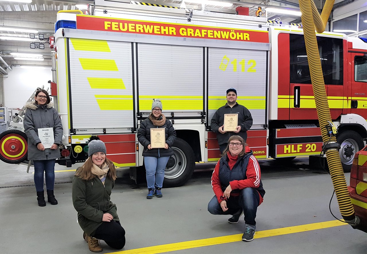 Ehrungen für langjährige Mitglieder beim Spielmannszug