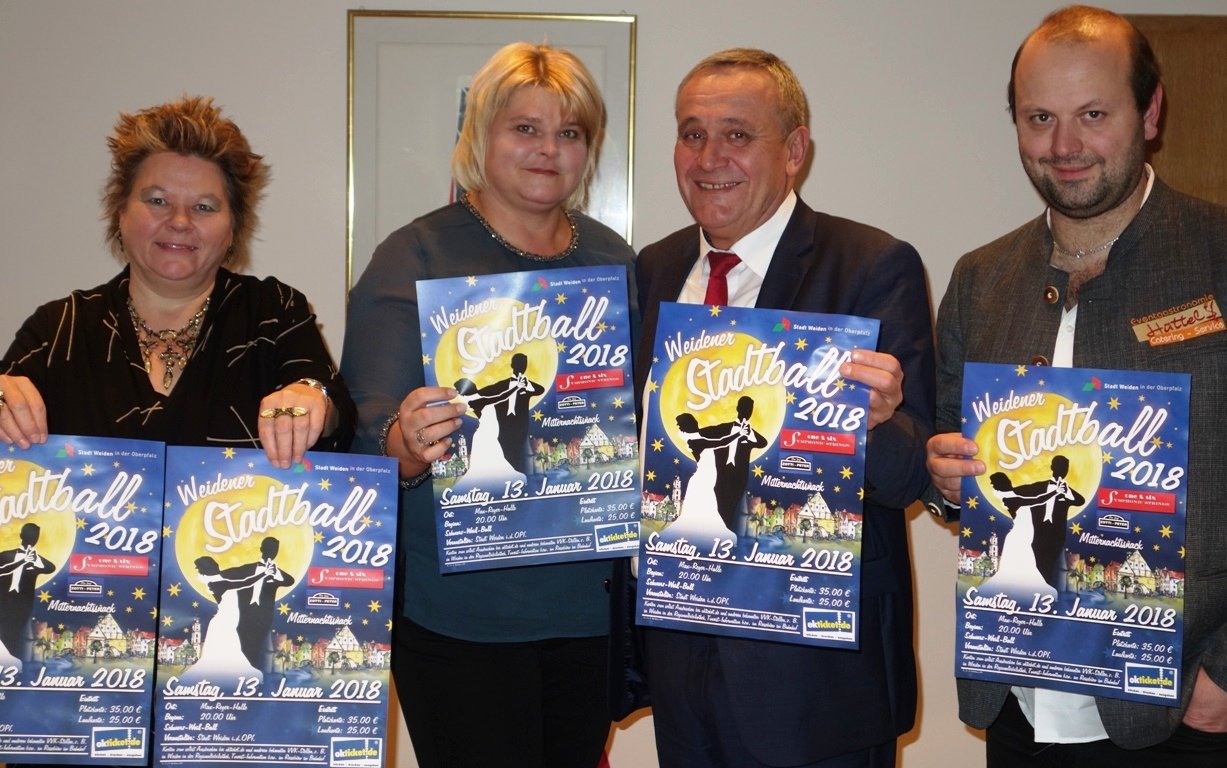 Jetzt Karten sichern: Weidener Stadtball 2018