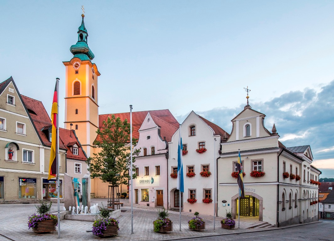 Arbeiten am Neustädter Stadtplatz