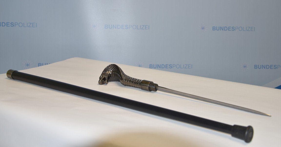 Gehstock mit Killerpotential