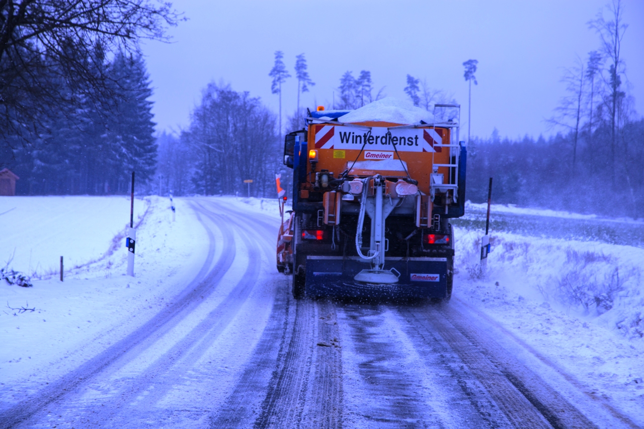 Verkehrsunfälle nach Schneefall