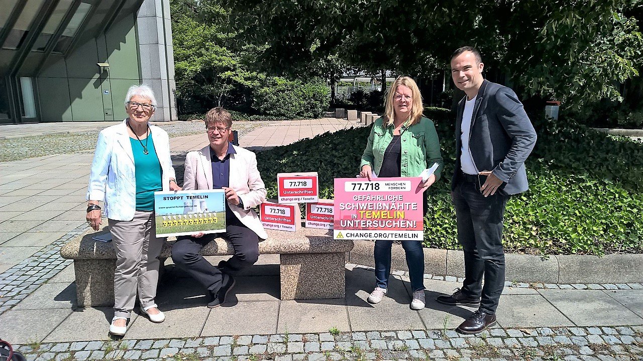 Petition mit 77.000 Unterschriften überreicht