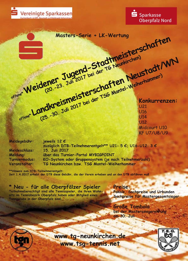 Zwei Tennis-Turniere für den Nachwuchs