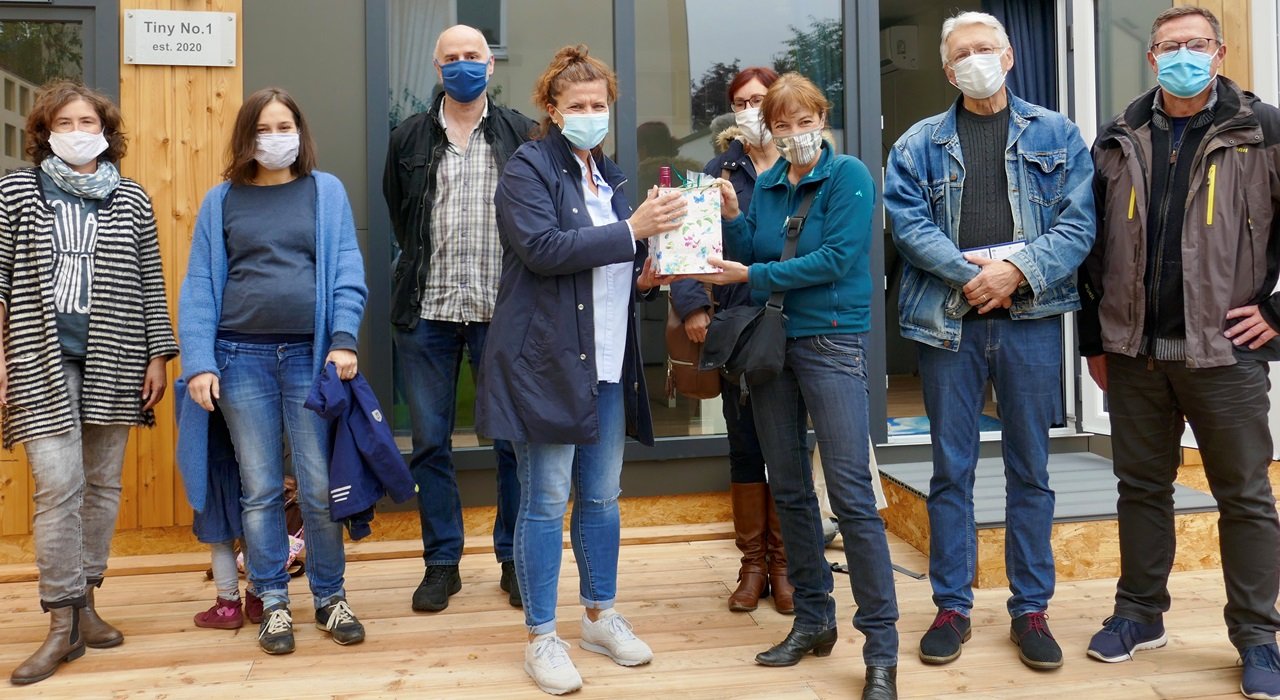 Besuch im Tiny-Haus in Weiden